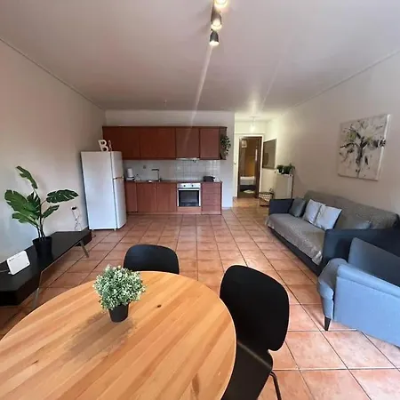 Modern Ground Flr 1 Bdr Flat With Veranda And Parking Athen Exterior foto