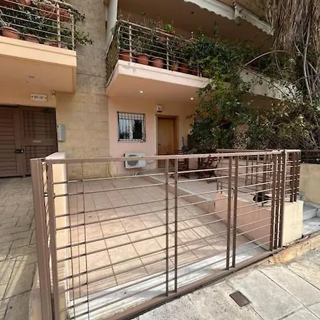 Modern Ground Flr 1 Bdr Flat With Veranda And Parking Athen Exterior foto