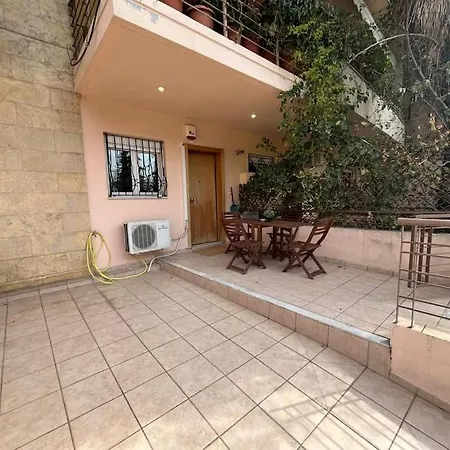 Modern Ground Flr 1 Bdr Flat With Veranda And Parking Athen Exterior foto