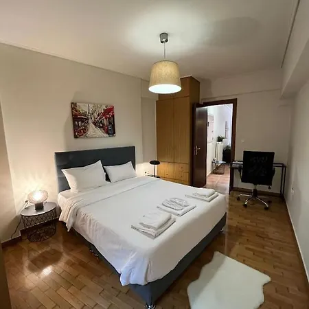 Modern Ground Flr 1 Bdr Flat With Veranda And Parking Athen Exterior foto
