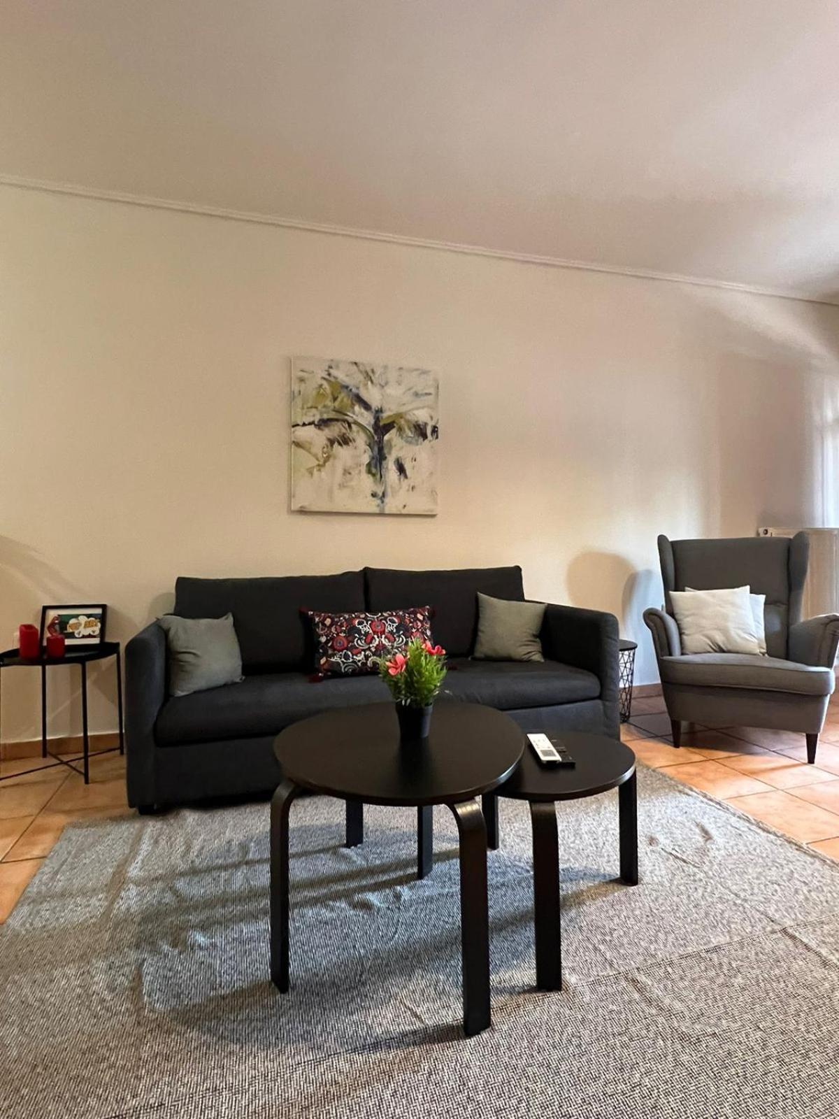 Modern Ground Flr 1 Bdr Flat With Veranda And Parking * Athen